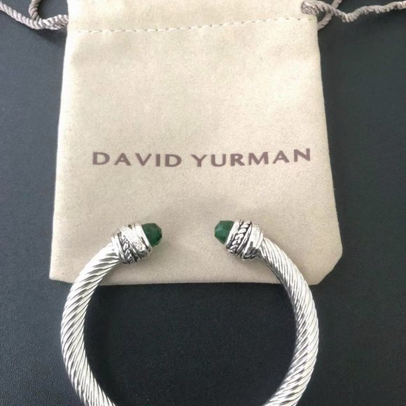 David Yurman Peridot Diamond 5MM Bracelet - Picture 2 of 7